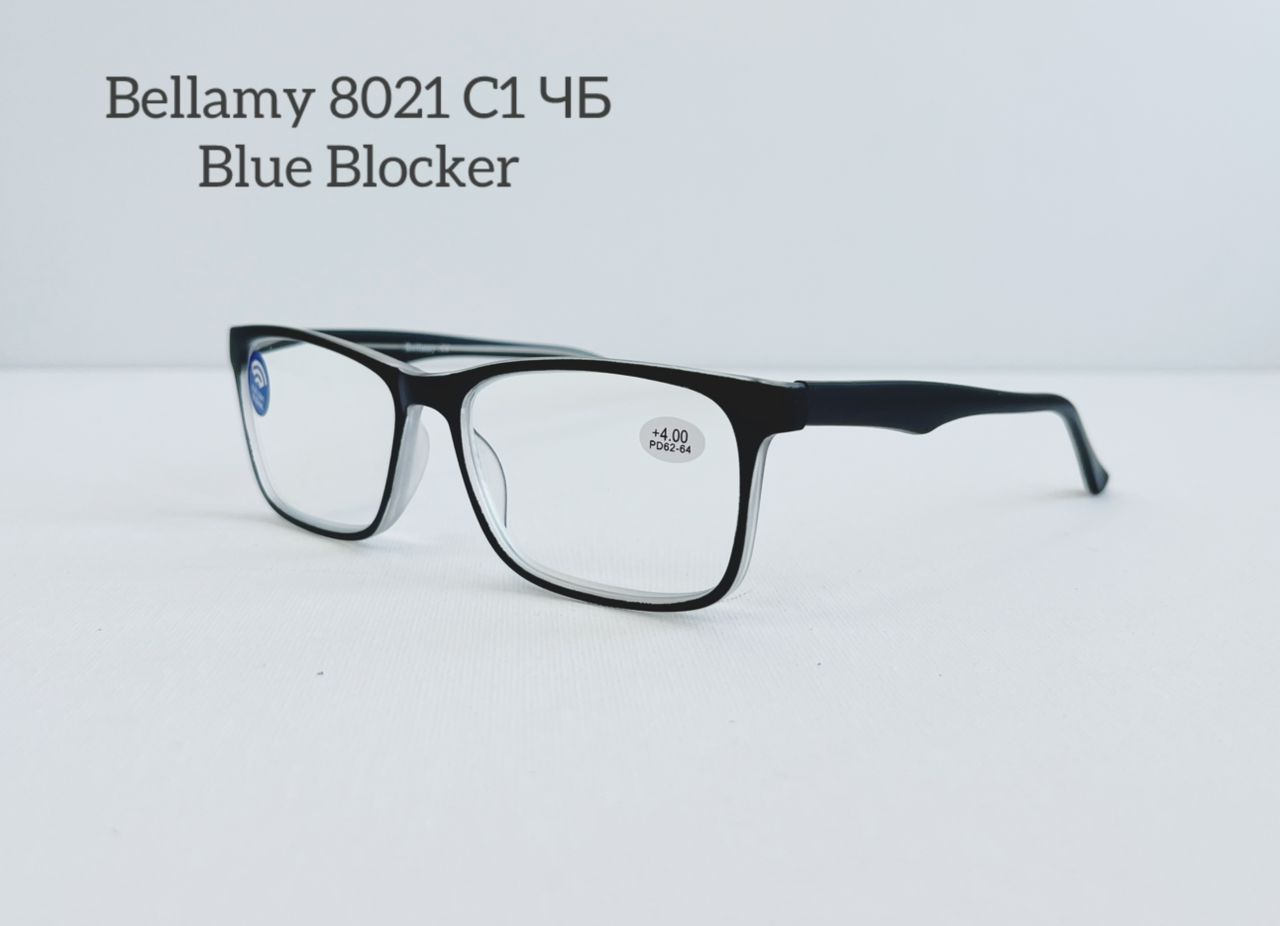 Bellamy 8021 C1 Ч/Б Blue Blocker флекс